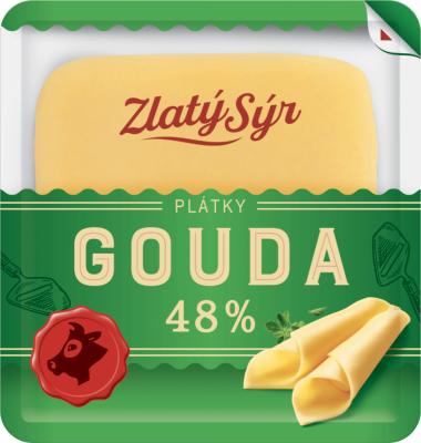 GOUDA 48% PLÁTKY 100G