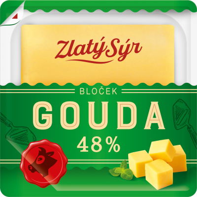 GOUDA 48% BLOČEK 250G